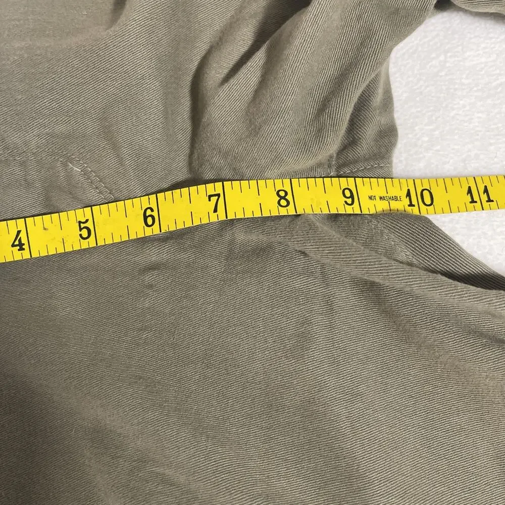 Paige Verdugo Ankle Jeans Sahara Green Size 28